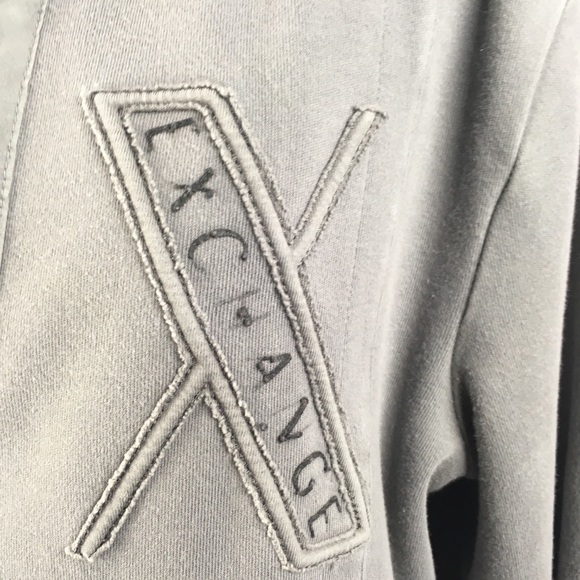 🦋 3 for $25 - Armani Exchange Vintage 3/4 zip Sweatshirt - Picture 8 of 8